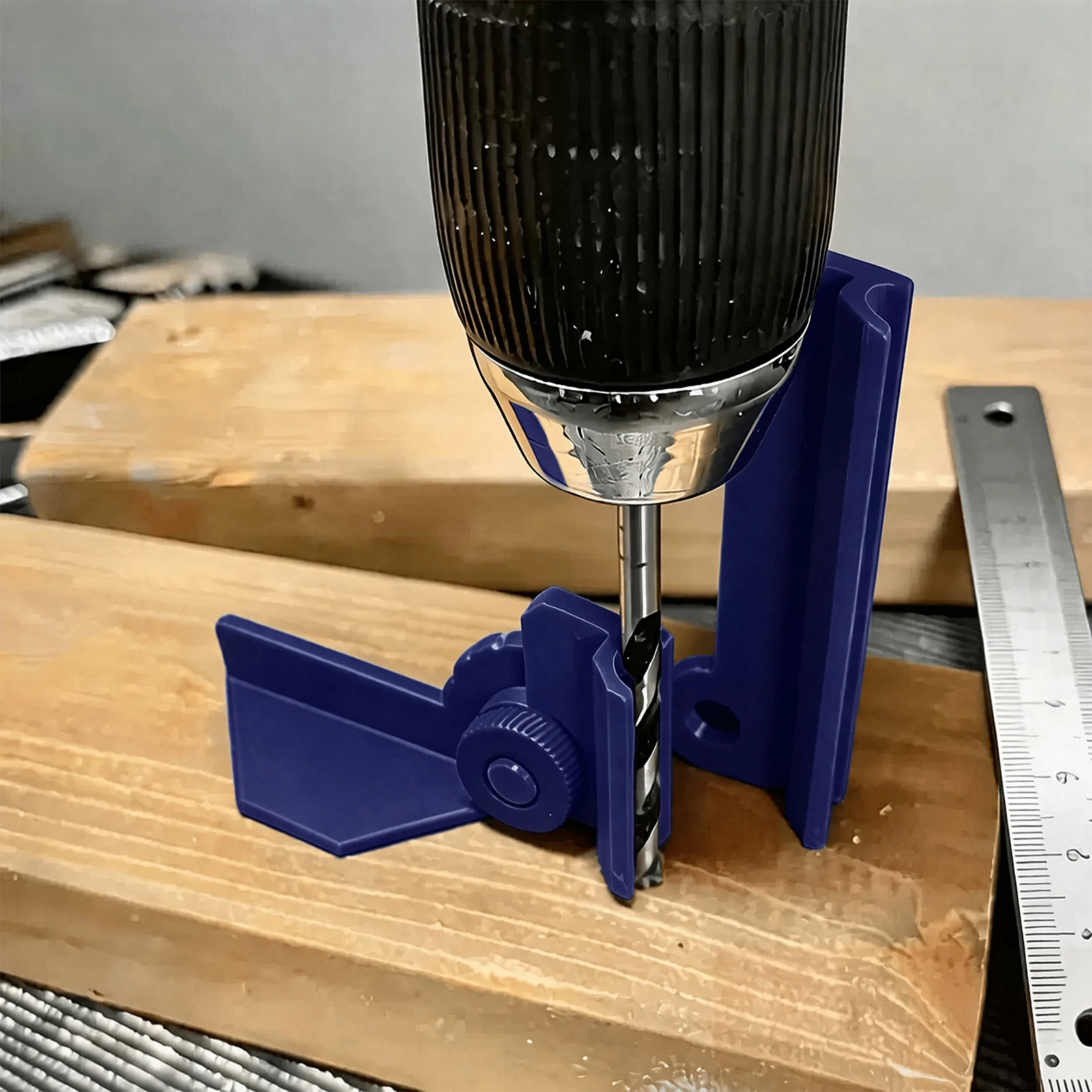 5 Angle Adjustable Drilling Guide 0/30/45/60/90 Degree Precise Positioning for Woodworkers DIY Enthusiasts Craftsmen