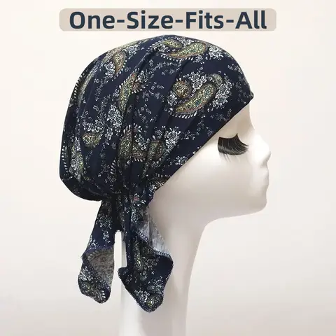 2025 Pirate Hat, Scarf Headwrap for Bald Women Men, Chemo Cap, Lightweight Breathable Adult Hat