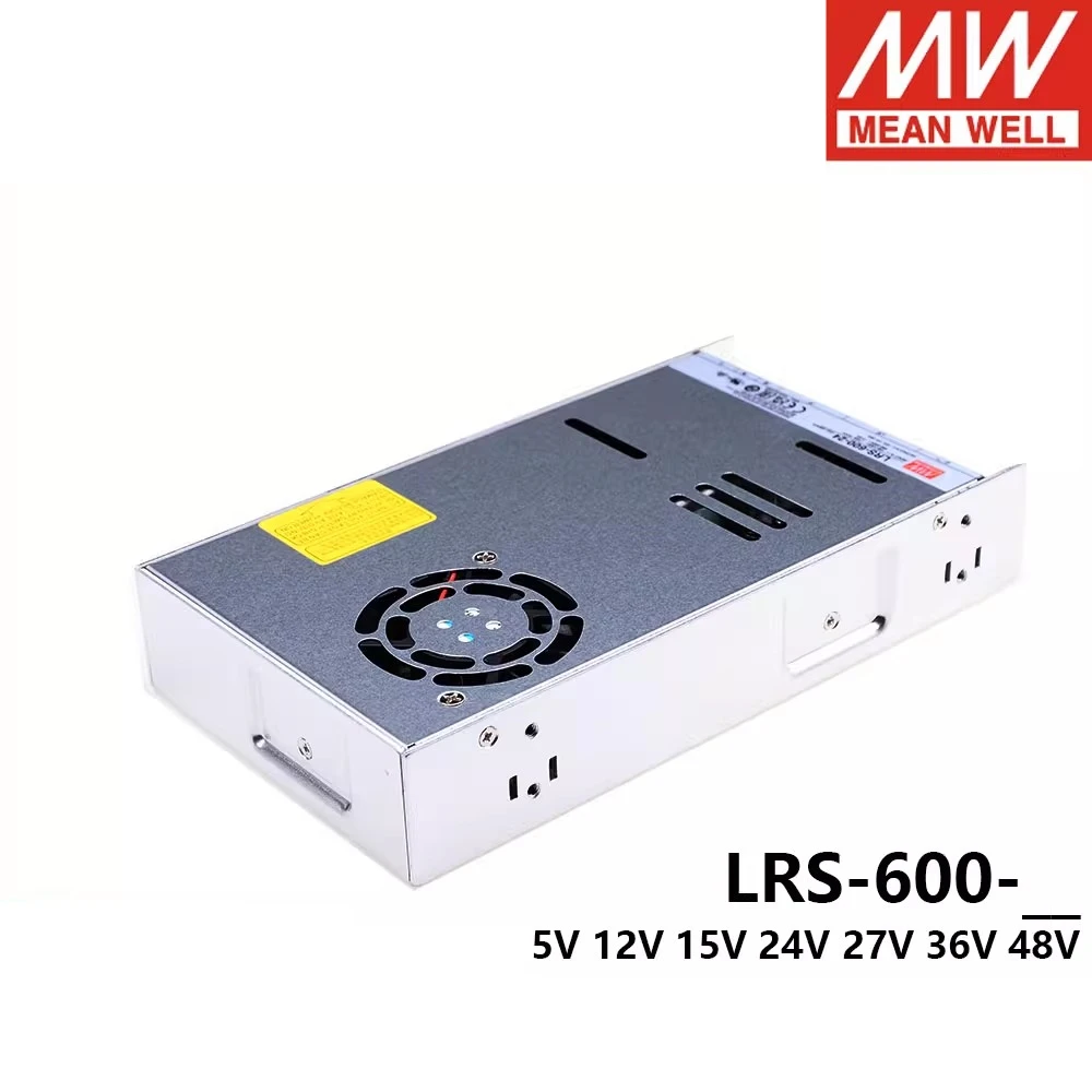 Imagem -03 - Mean Well Lrs60024 Series Lrs-6005 12 15 24 27 36 48v 600w Effection Single Output Led Lighting Switching Power Supply