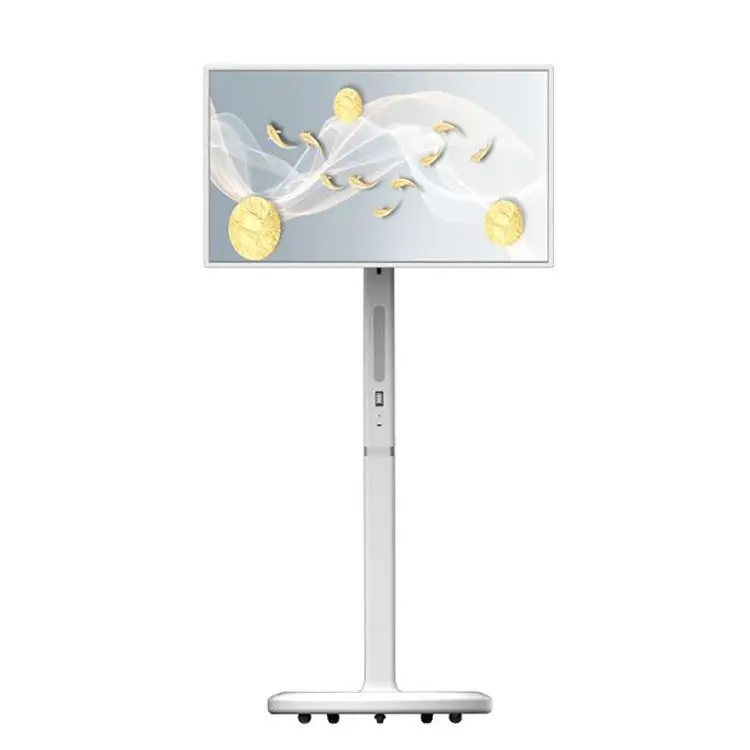 Fábrica 21.5 32 Polegada portátil tela inteligente vertical led monitor full hd televisão móvel eletrônica tv inteligente para entretenimento