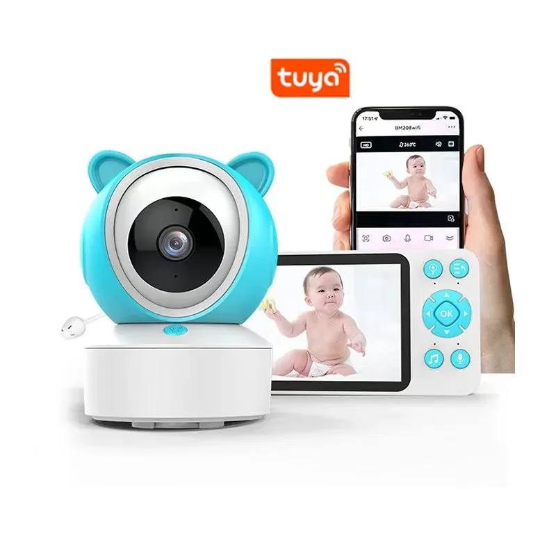 1080P HD Tuya App Smart Home Security Baby Crying Detection Temperature & Humidity  Indoor  Wifi