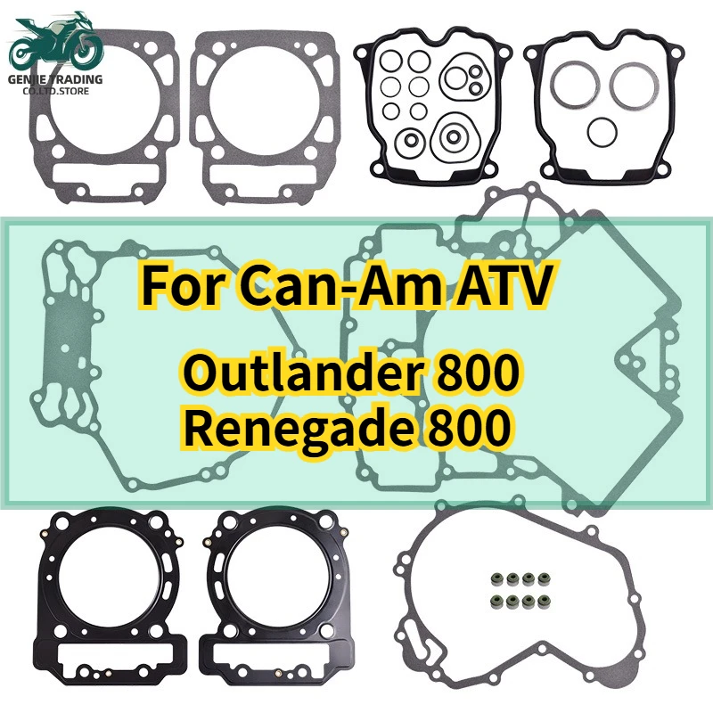 

420630210 Complete Engine Gasket Seal Kit For Can-Am ATV Outlander800 STD 4X4 Outlander MAX 800 Renegade 800 800R EFI 420651200