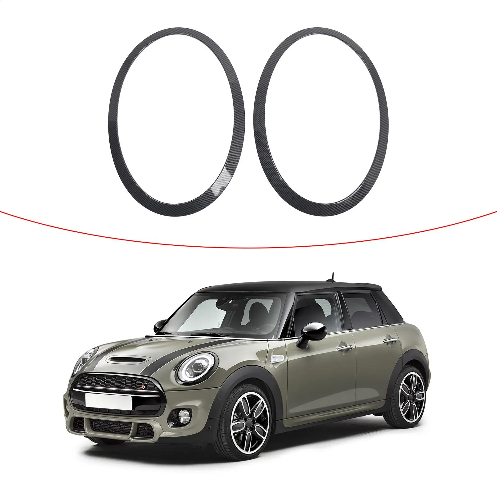 

Bezel Cover Ring for Headlights 51712355791 51712355798 F55 F56 F57