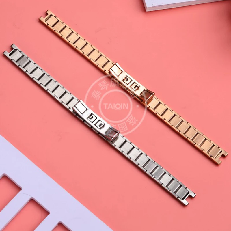 Concave Steel Band Bracelet for Swarovski Devil's Eye 5376830 5376812 5376842 Precision Steel WatchBand Women's wristband 10*5mm