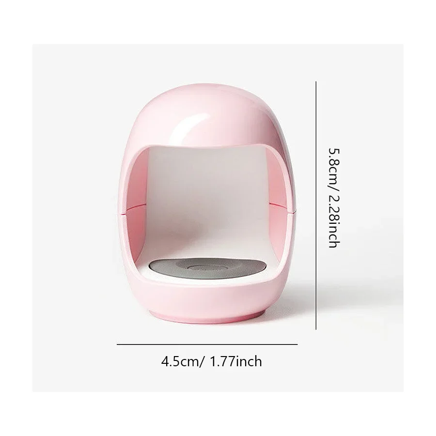 เครื่องอบเล็บยูวีขนาดเล็กสำหรับเจลขัดเงา เครื่องอบเจลเล็บแบบพกพา แห้งเร็ว สำหรับทำเล็บที่บ้านและออกแบบลายเล็บ