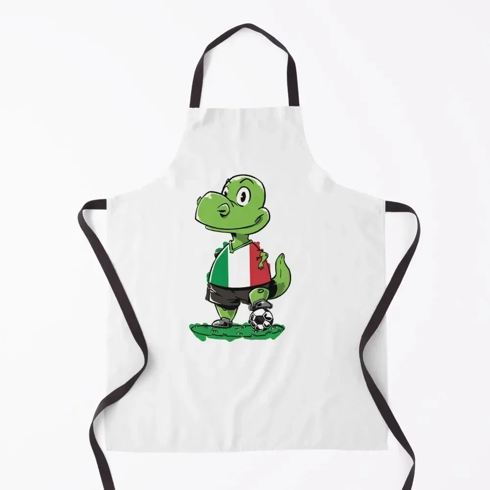 

Soccer Dinosaur - Itlay Apron Women's japanese woman Household Items Kitchen Kitchen For Man Apron