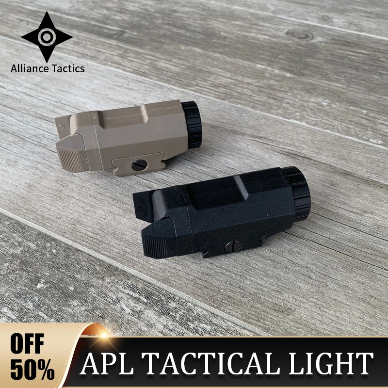 

Airsoft APL миниатюрный тактический нейлоновый фонарик для охоты на открытом воздухе стробоскоп для G17 G18 G19 подходит для рельсов 20 мм