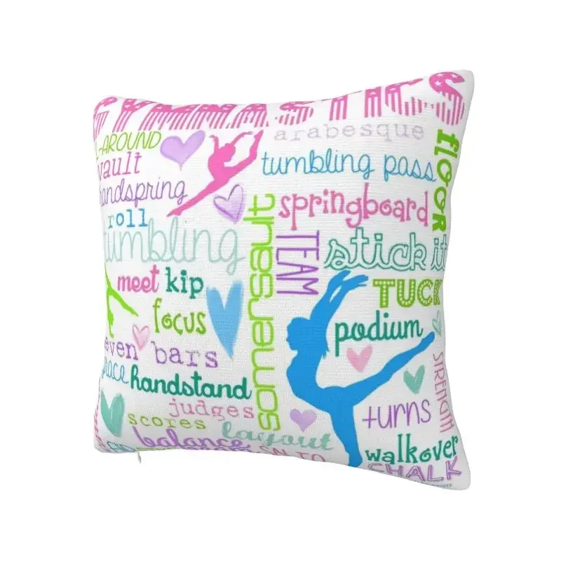 Dance Rhythmic Gymnastics Nordic Throw Pillow Cover Home Decor Sofa Cushion