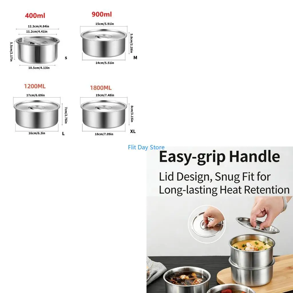 F92C Convenient Stainless Steel Soup Cup For Gentle Water Bath Cooking Ensures Uniform Heating And Simple Maintenance