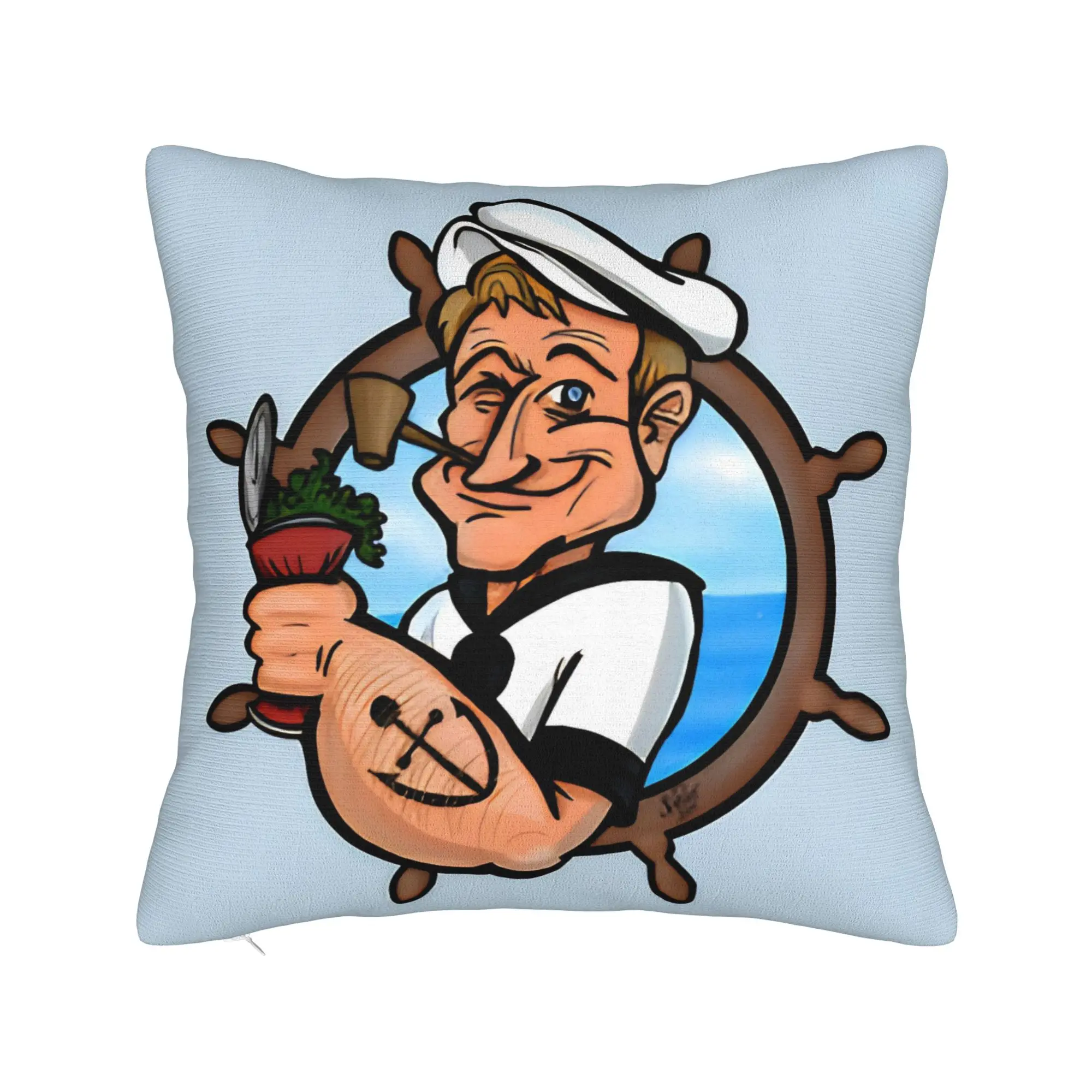 Pillow Cover Bluto and Olive Oyl  Fashion Pillow Case For Living Room Sofa Pillowcases