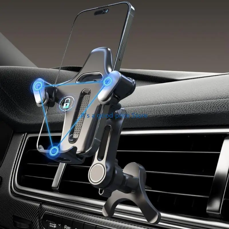 

Виброустойчивый автомобильный кронштейн для телефона с вентиляционным отверстием Y-образный инструмент для дизайна ABS меньше