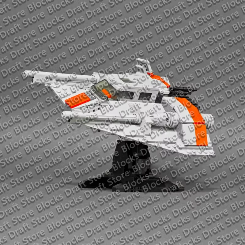 Snow Military Fighter Model MOC Building Bricks War Equipment Modular Technology Assemble Toys Suit Gifts Holiday Display QWERT