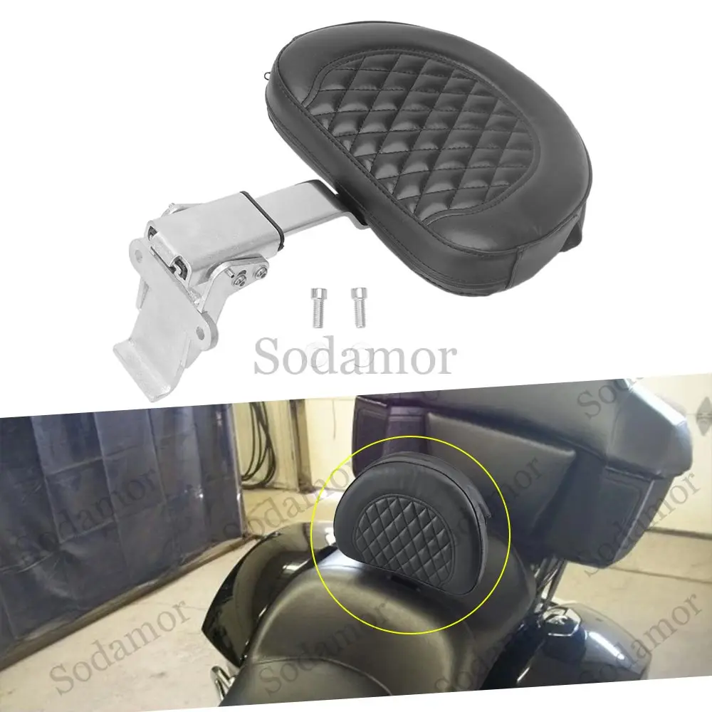 Para Victory Cross Country/Tour, Cross Roads Magnum 2010-17 respaldo enchufable para conductor de conductor soporte Lumbar ajustable almohadilla de barra Sissy