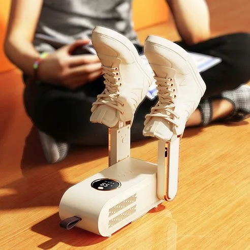 Bleo Stand-Type Timer Shoe Rack Sneakers Indoor Shoes Deodorizer Length Adjustable Dryer