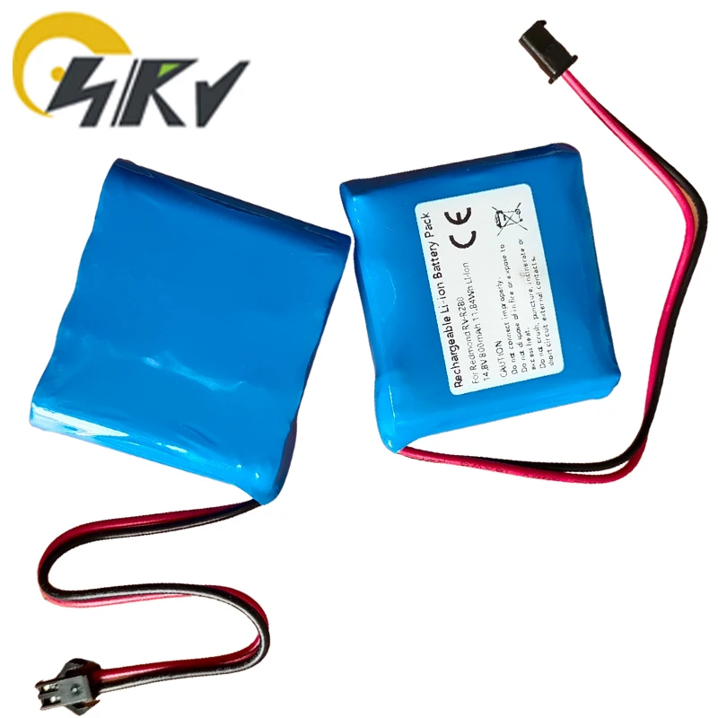 100% nowy 14.8V 800mAh wysokiej jakości akumulator litowo-jonowy do odkurzacz Robot Redmond RV-R290 RV-R280