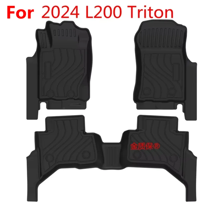 Use for 2024 NEW Mitsubishi Triton Strada L200 custom car AllWeather car Floor Mat Fit For Triton L200 waterproof car floor mat
