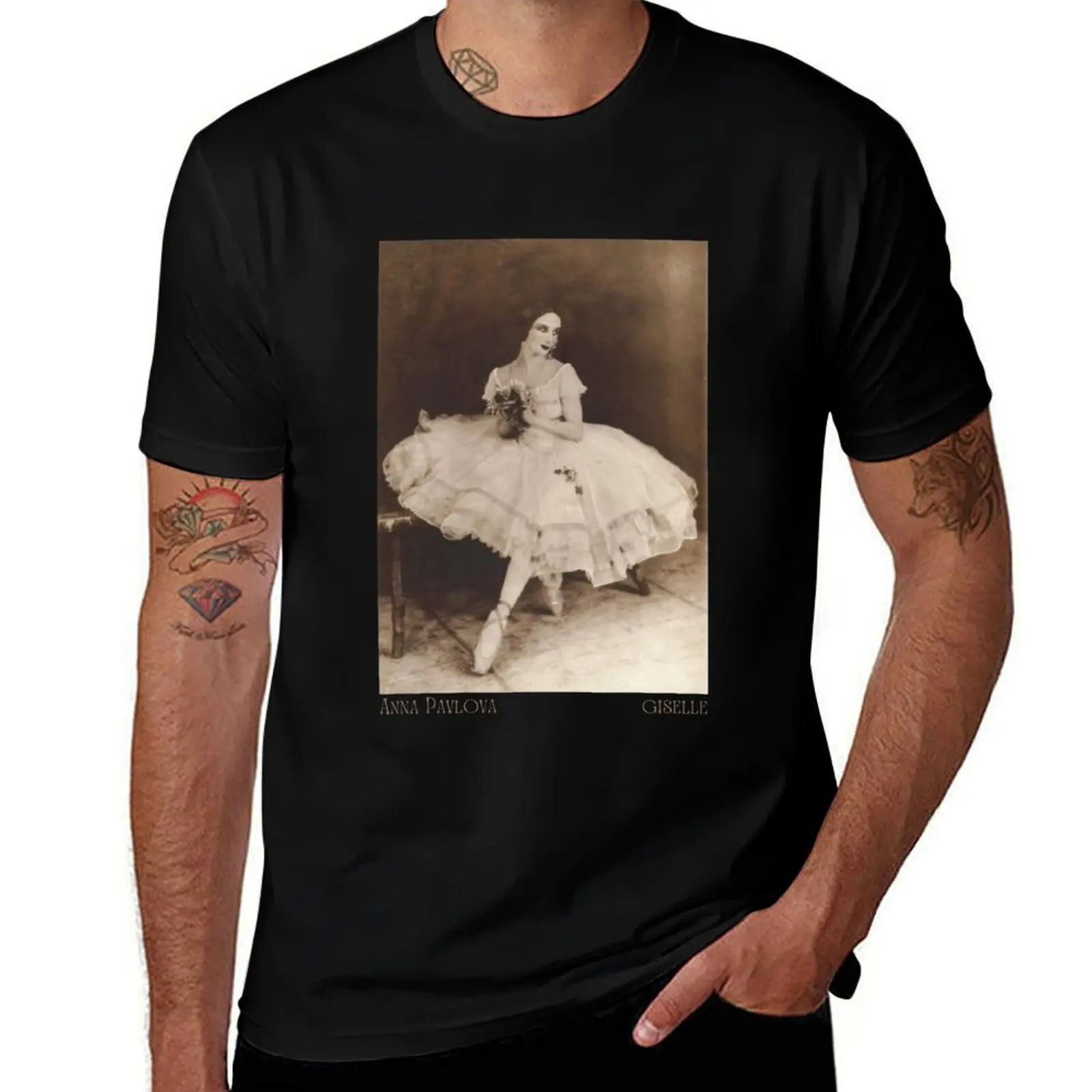 

Anna Pavlova as Giselle T-Shirt Summer Casual Loose T-Shirt