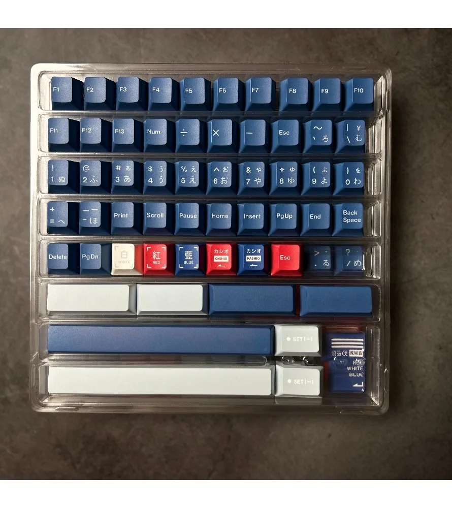 Five-sided hot sublimation original pbt full set of keycaps including 7U compatible ALICE40