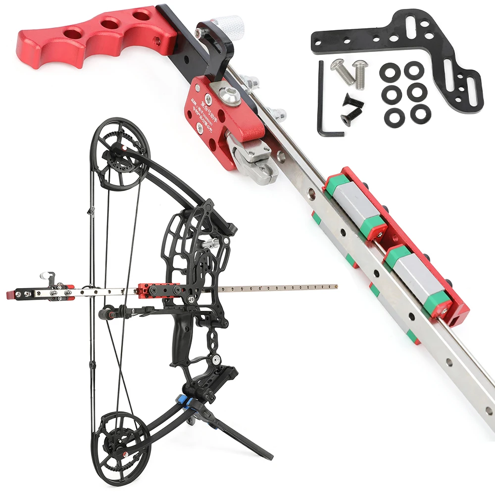 

Compound Bow Stabilizer Rod Metal Auxiliary Bar Steel Ball Design Enhances Accuracy for Novice Training Target Shooting Hunting