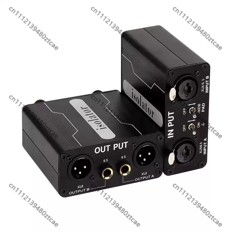 6.5 Port Audio Noise Isolation Filter, Ground Buzz Hiss Cleaner for Amplifier and Speaker Equipment