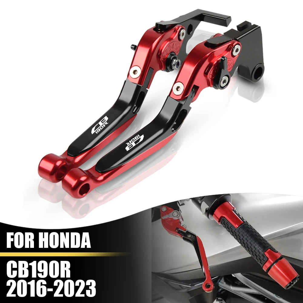 For Honda CB190R 2016-2023 CB 190R CNC Clutch Lever Brake Lever Set Adjustable Folding Handle Levers Motorcycle Parts