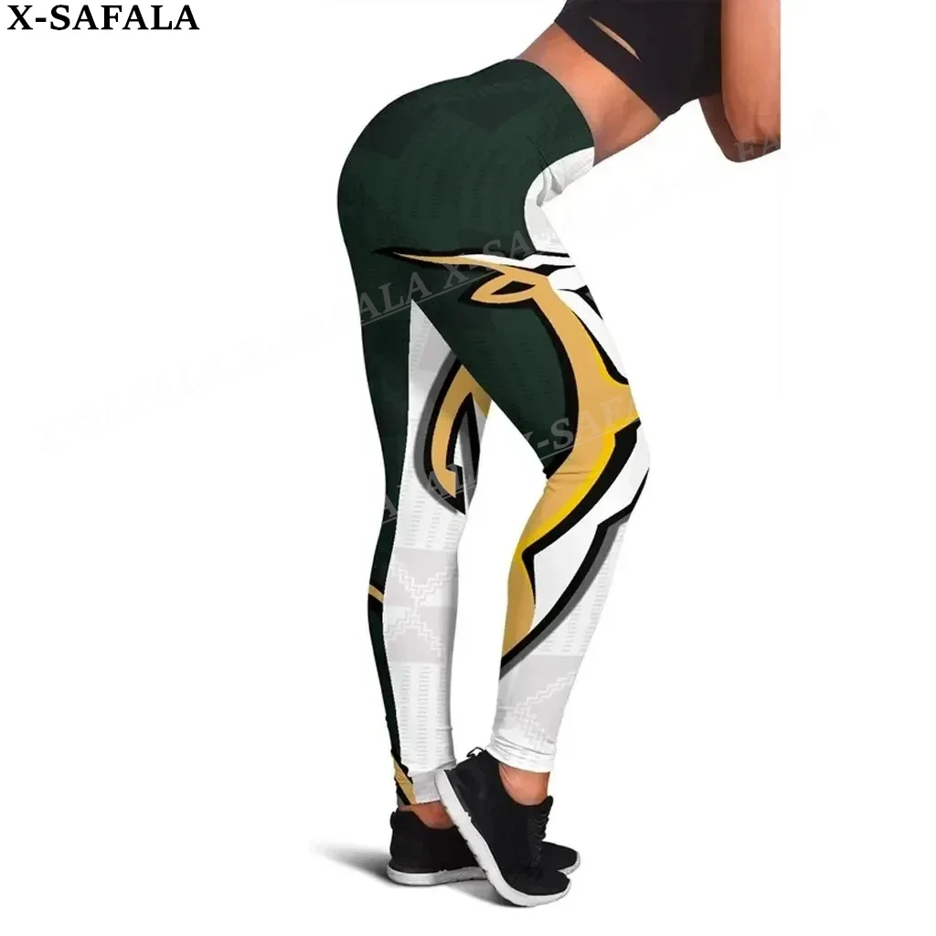 South Africa Springboks Coat Of Arms Leggings 3D Print Women Yoga Girl Stretch GYM Slim High Waist Legging Summer Sports-4