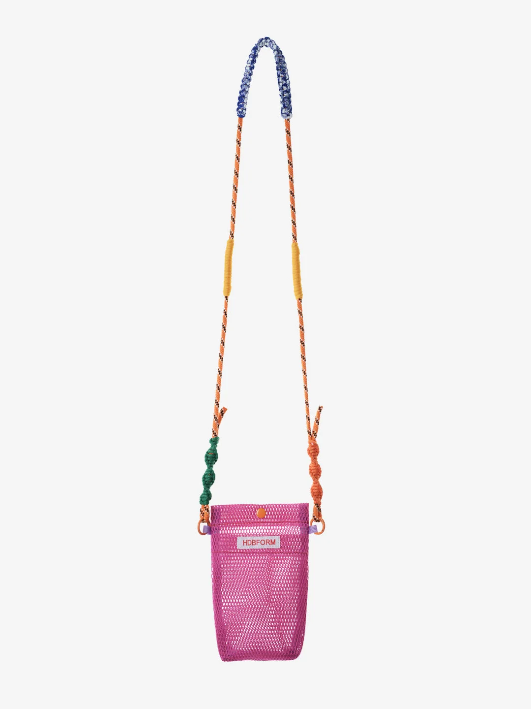 

Korean Sle oulder Bag Women's Phone Bag Woven Net Fabric Crossbody Single Strap Small Purse Youth Faion Summer