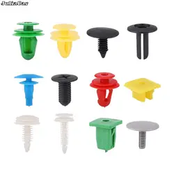 100pcs/set Universal Mixed Car Various Plastic Rivet Fastener Door Push Pin Auto