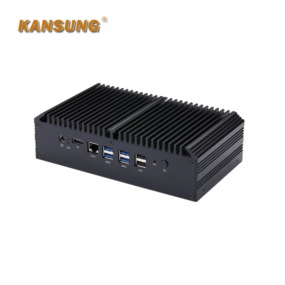 KANSUNG-Mini PC Intel 8e génération, micro ordinateur, Isabel Celeron Kaby Lake-R 3867U Core i3 8130U i5 8250U DDR4L, 8 Gigabit LAN 6 USB, pare-feu