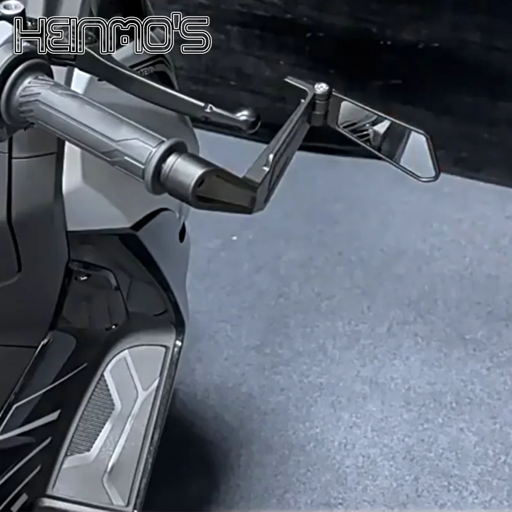 7/8 "أو 22 مللي متر دراجة نارية سكوتر الرؤية الخلفية الجانب مرآة مقود نهاية المرايا رافعة الحرس مع مرآة قطع غيار الدراجات النارية