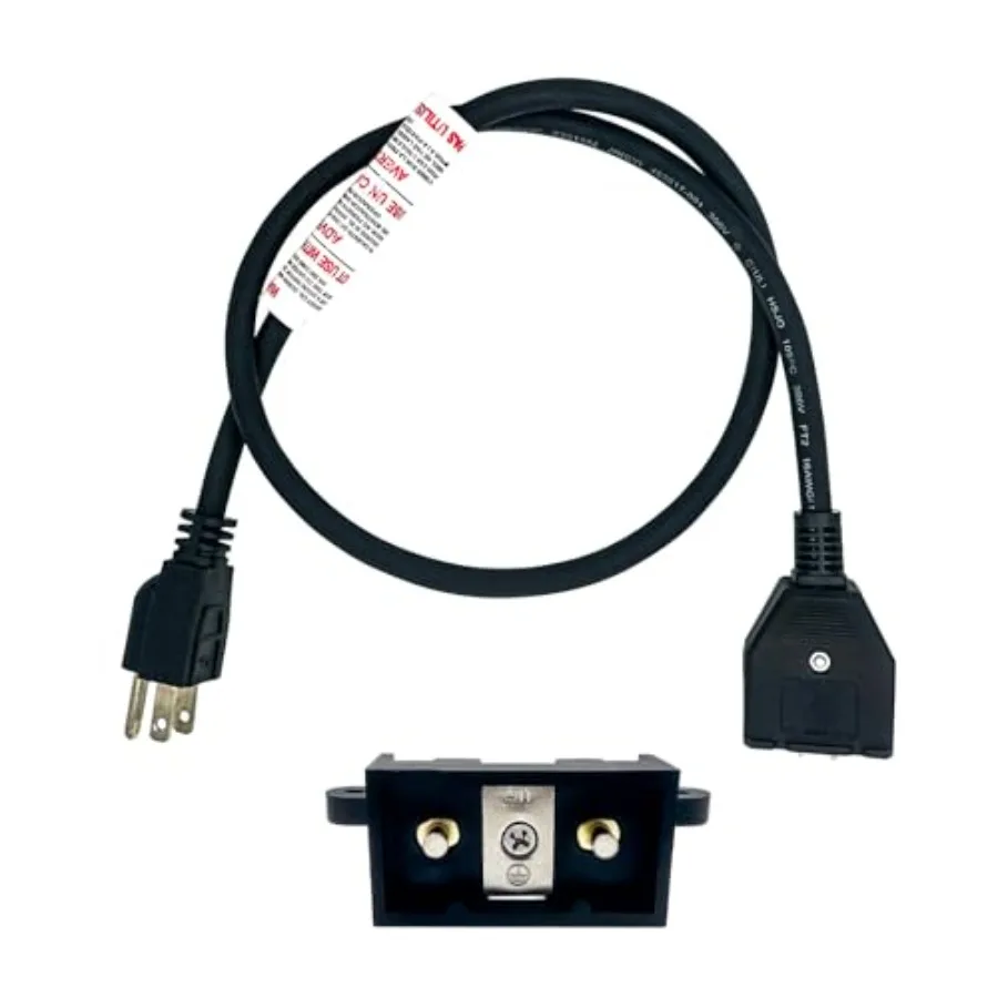 

Запасной шнур для фритюрницы с основанием для электрических фритюрниц Butterball и Masterbuilt, подходит для моделей мощностью 1650 Вт.