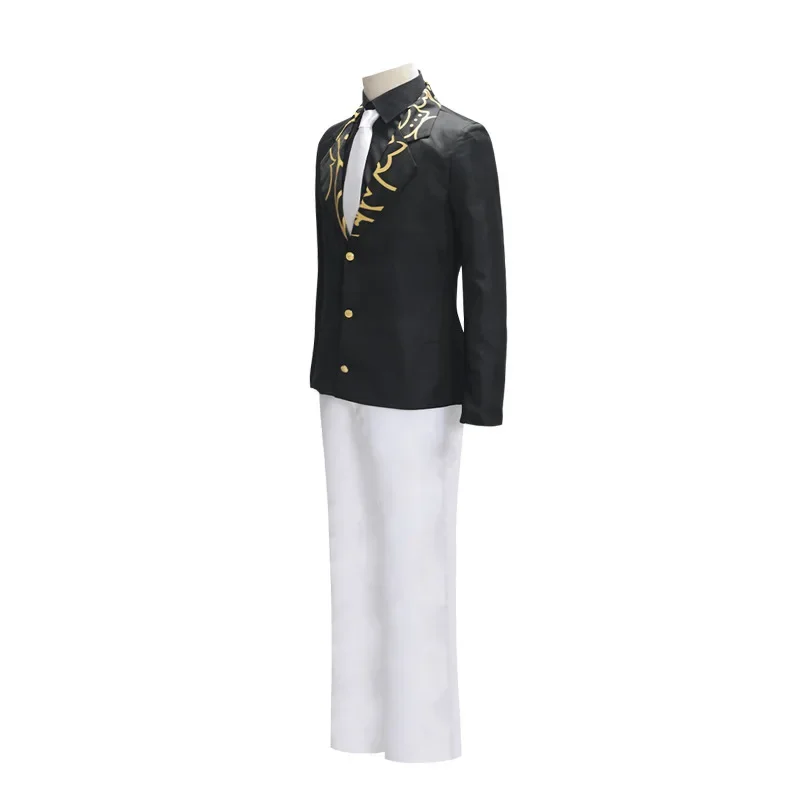 Anime Cosplay Kibutsuji Muzan Kostuum Uniform Hoed Pak Halloween Kostuum Mannen Vrouwen