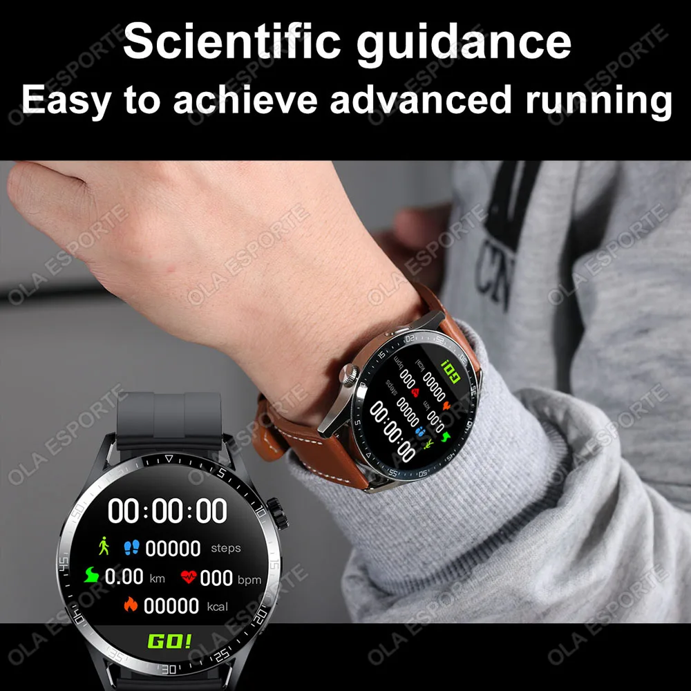 Smart Watch Men Watch 5 Pro AMOLED HD Screen Bluetooth Call GPS Tracker NFC Heart Rate Sports Waterproof Smart Watches 2025 New