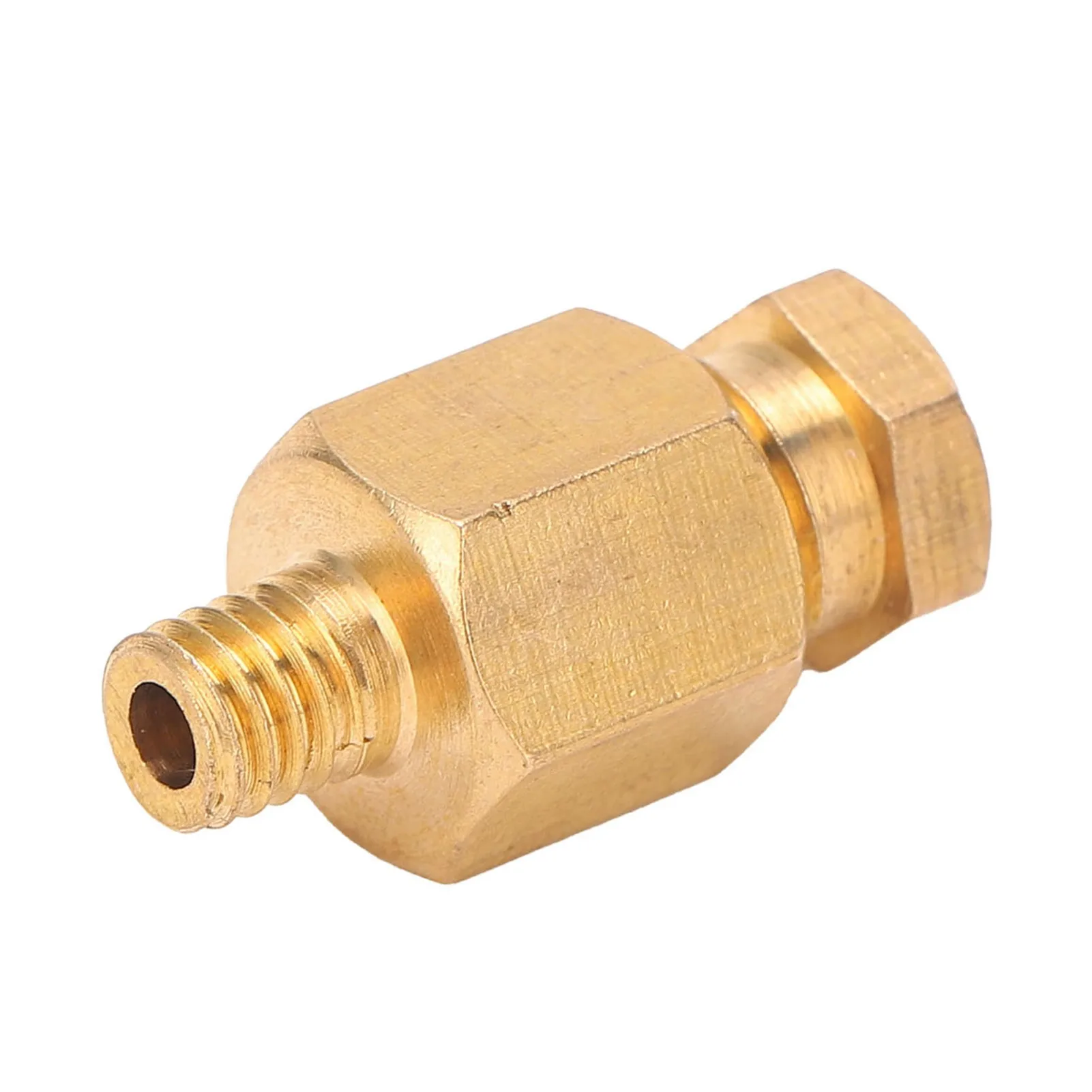 Conector de manguera de boquilla de tubo M6x1, rosca recta, conector de instalación de tubería de latón, suministros de tubería Industrial