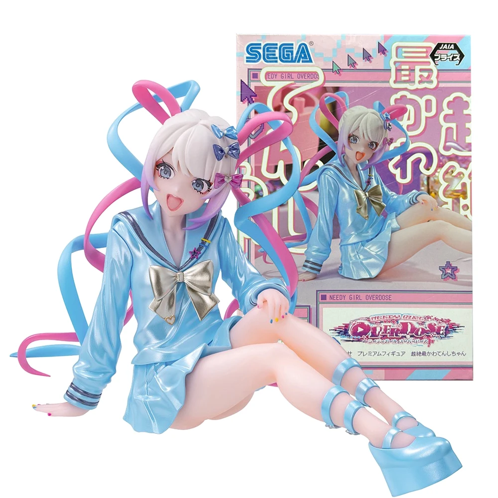 10cm Needy Girl Overdose Anime Figure Parade KAngel Noodle Pressure Action Figures Virtual Uploader Model Ornaments Toys