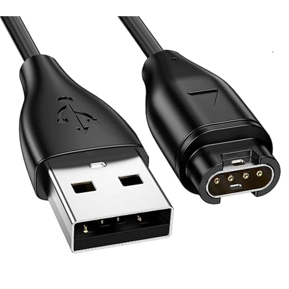 Kabel ładujący pasujący do Garmin Vivoactive 5 4 4S 3 Garmin Quatix 7 6 6X 5, ładowarka USB do smartwatcha, zamienna ładowarka