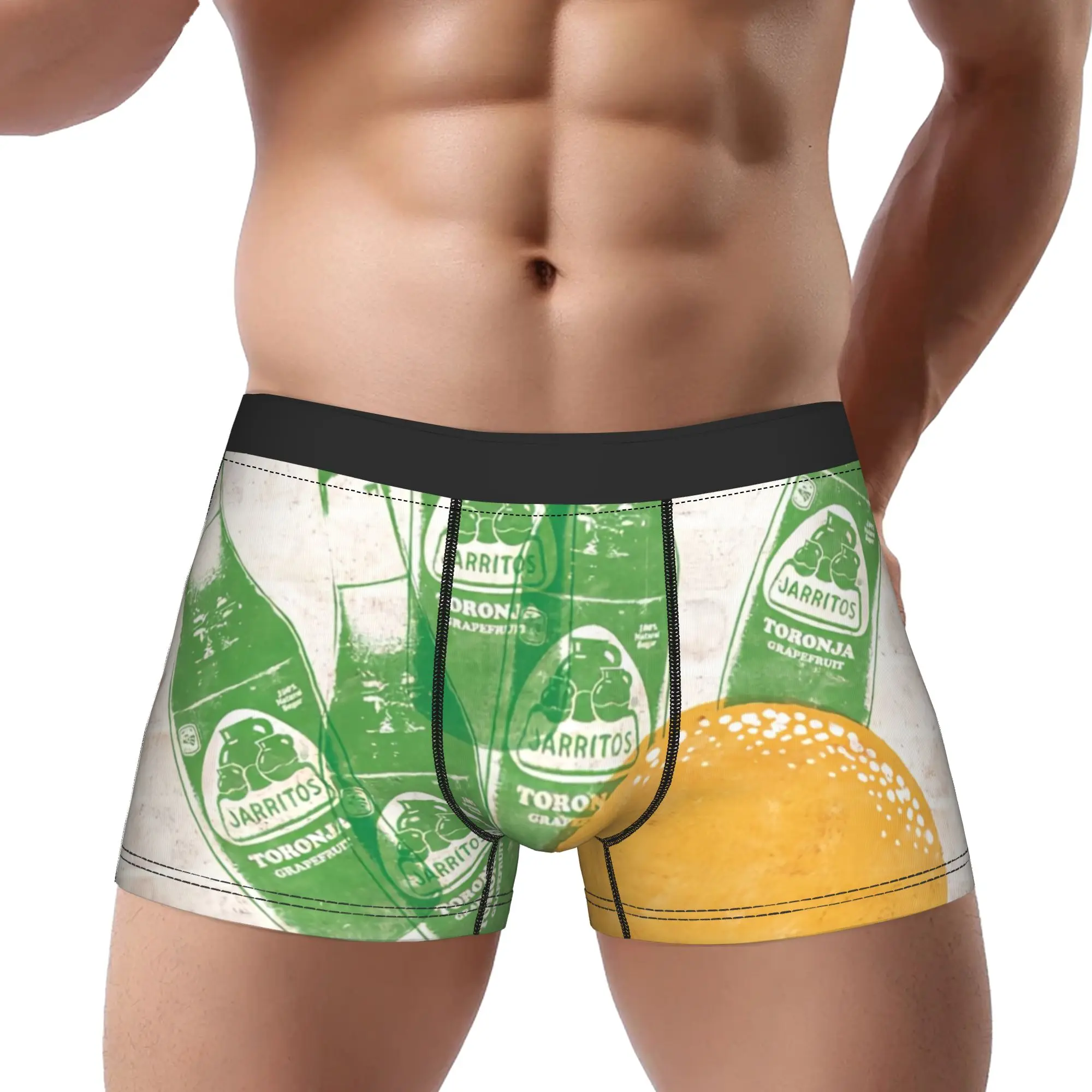 

Мужские трусы-боксеры jJarritos Toronja ¡que buenísimo Vintage, дышащие, с принтом