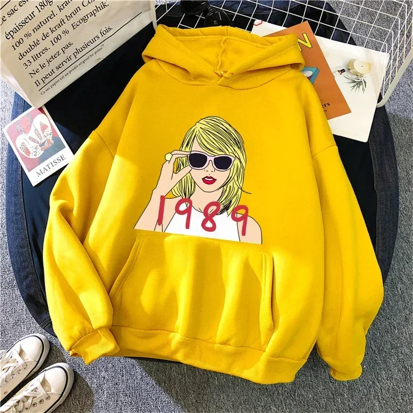 Taylor The Eras Tour Print Oversized Pullover Hoodies Women Men Streetwear Unisex Sweatshirt Midnight Album Swift Womens Hoodie