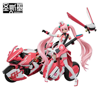 SOSKILL Hatsune Miku Sakura Miku Locomotive Mobile Suit Girl Assembly Model Ver. 16CM Anime Action Figures Collection Toy