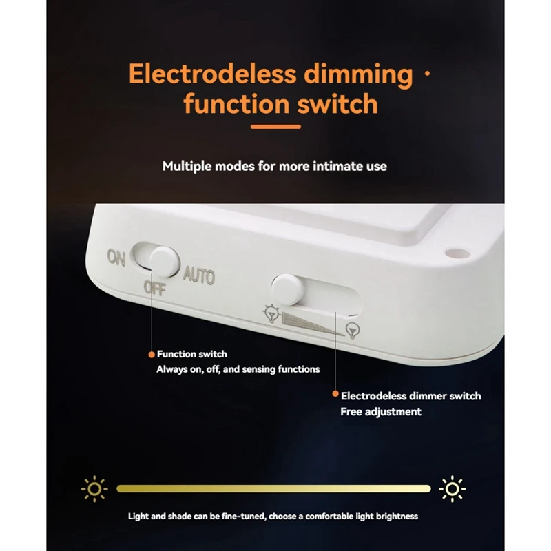 LICE-Motion Sensor LED Night Light Lamps Children's Night Light Smart LED Night Lamp For Bedside Table Bedroom Nigh EU Plug