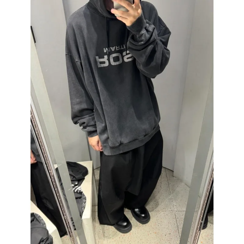 

Top Quality Martine Rose Reversed Letter Print Hoodies for Men Male Fashion Sweatshirts Men's Clothing