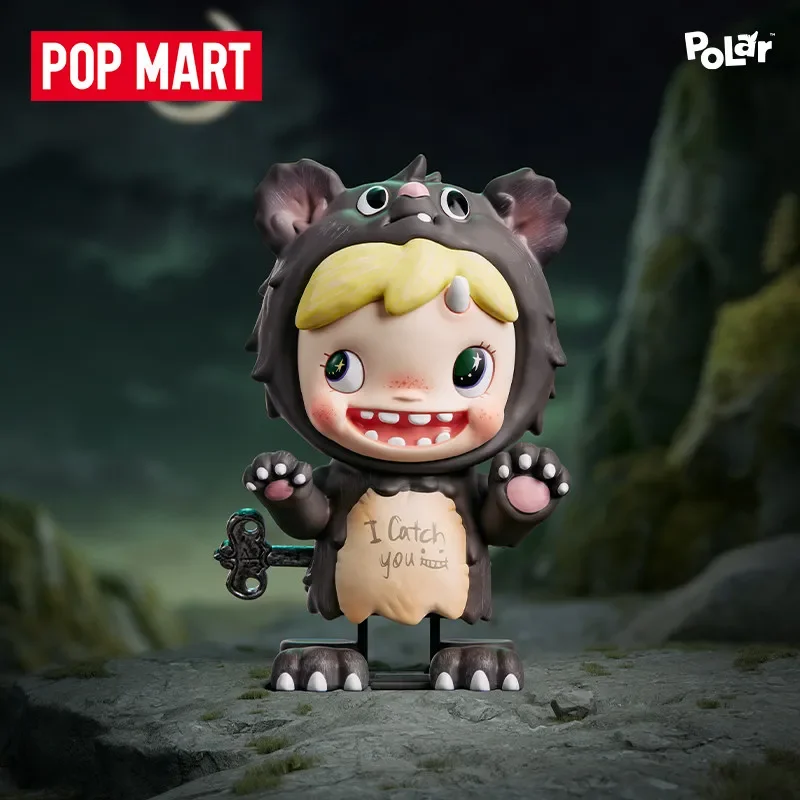POPMART POLAR Monster Village Series Mystery Box Genuine Blind Box Guess Toys Bag Ornament Figurines Home Decor Desktop