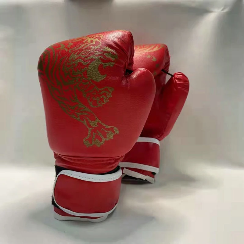 Guantoni da boxe per adulti addensati Sanda Competizione professionale Muay per allenamento con sacchi di sabbia Combattimento Taekwondo