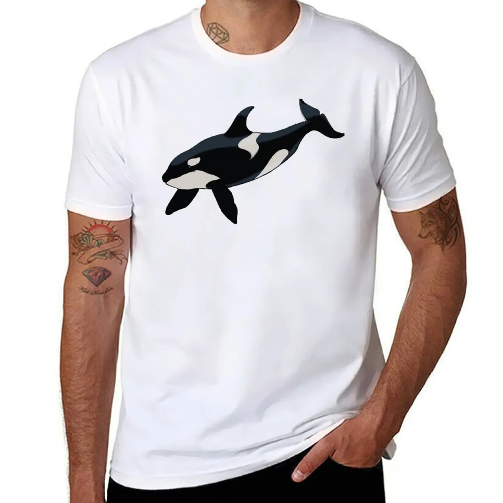 

Orca T-Shirt t shirts for man pack cotton t shirts cotton 100% T-Shirt