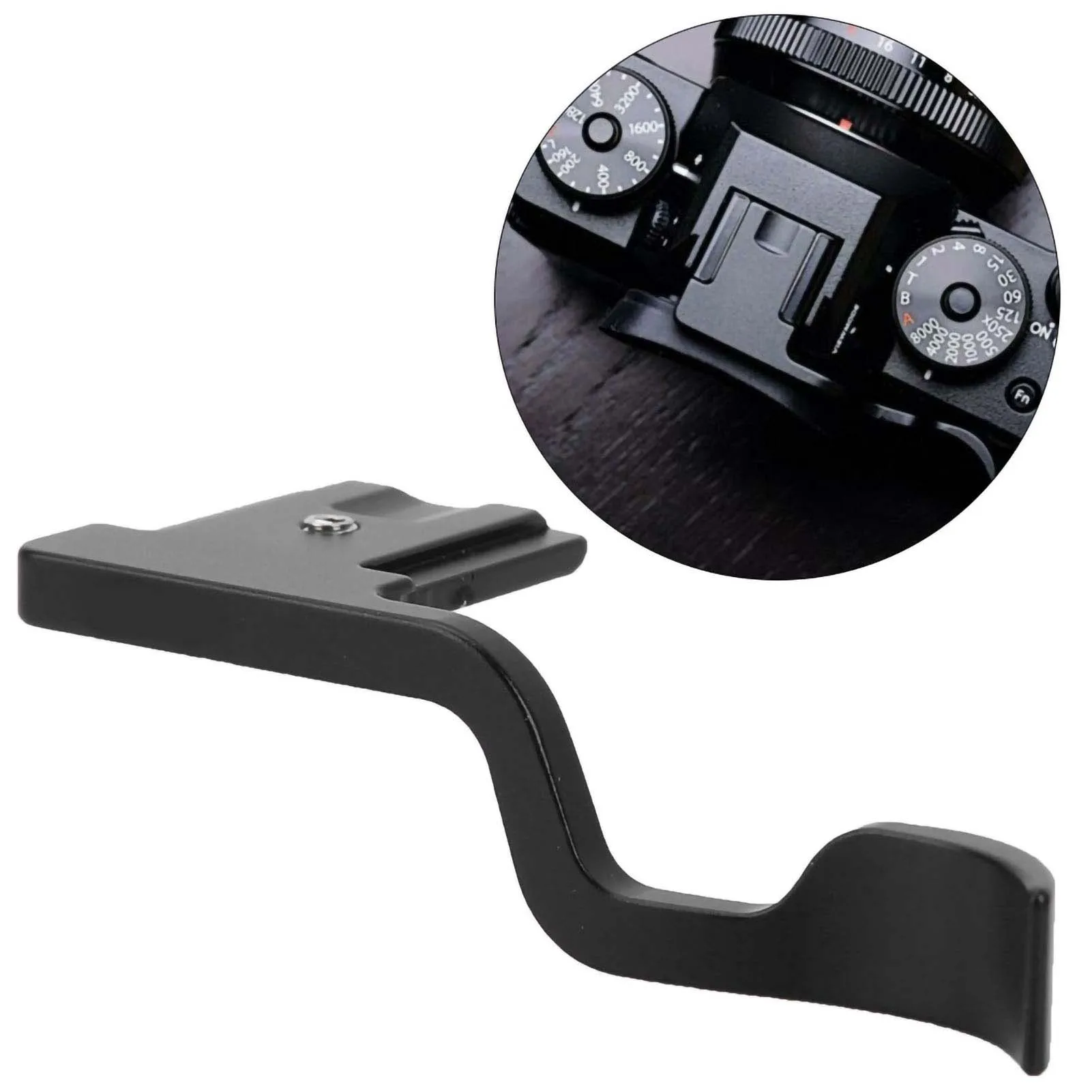 Black Aluminum Alloy Hand Grip Accessory for Fuji XT30 Camera Camera Grip