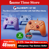 GameSir G7 SE Wired Controller for Xbox Series S X, Xbox One PC with Hall Effect Availiable in Blue Orange Purple New Color Ways