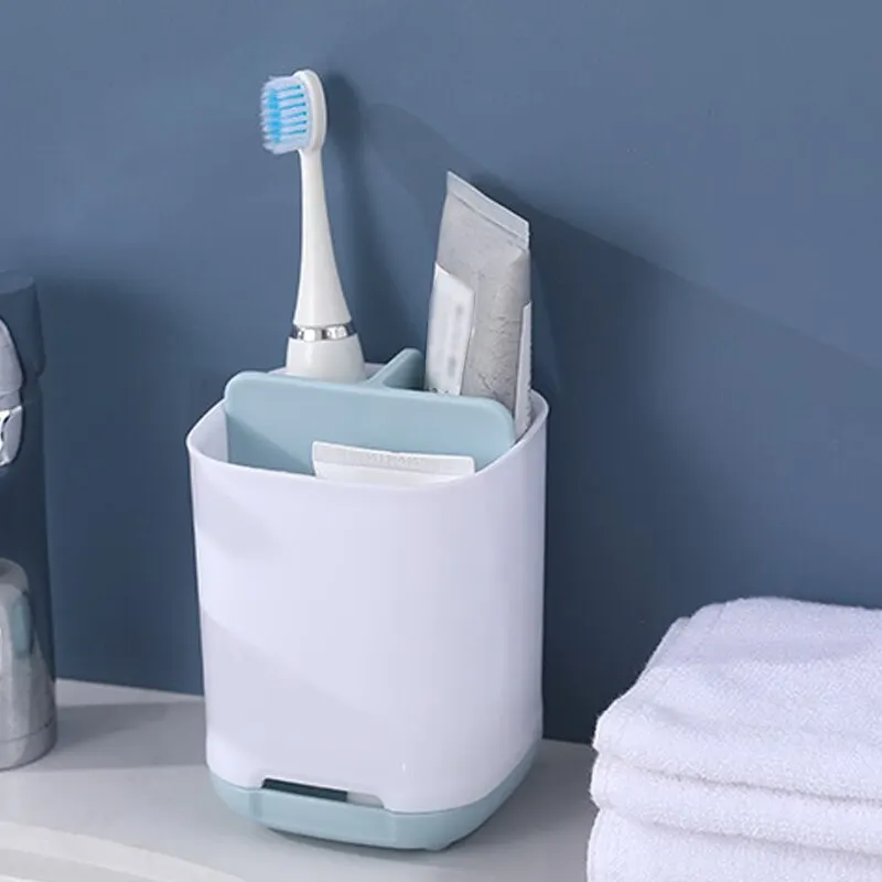 

Держатель для зубных щеток, многофункциональное отделение для ванной комнаты, стеллаж для слива, косметические туалетные принадлежности, органайзер для хранения