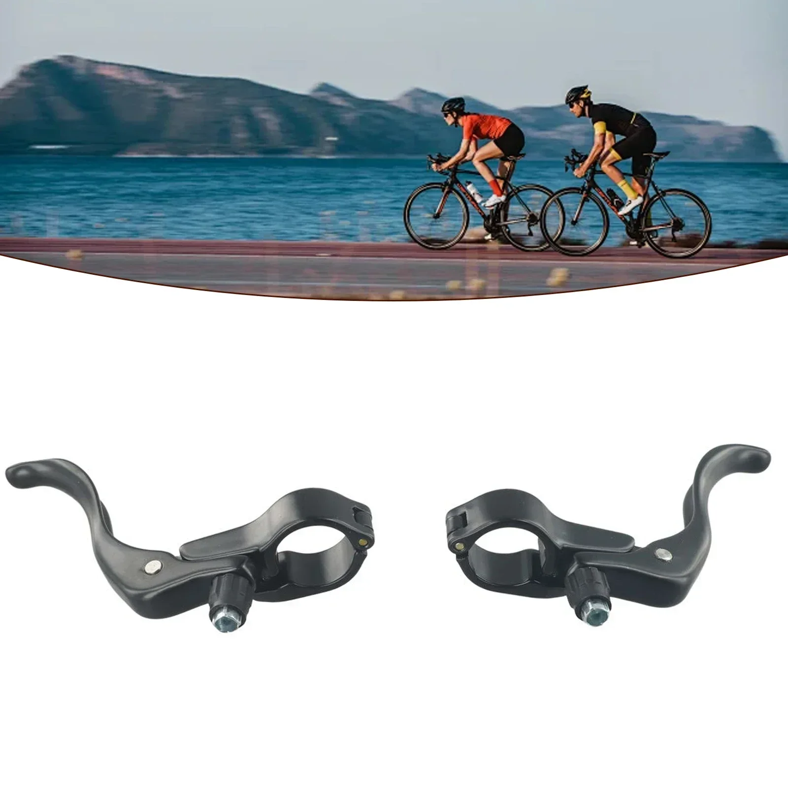 

Auxiliary Brake Lever 1Pair 22.2/31.8mm Aluminum Alloy Ergonomically Handlebars High Quality 2022 New Cycling Parts