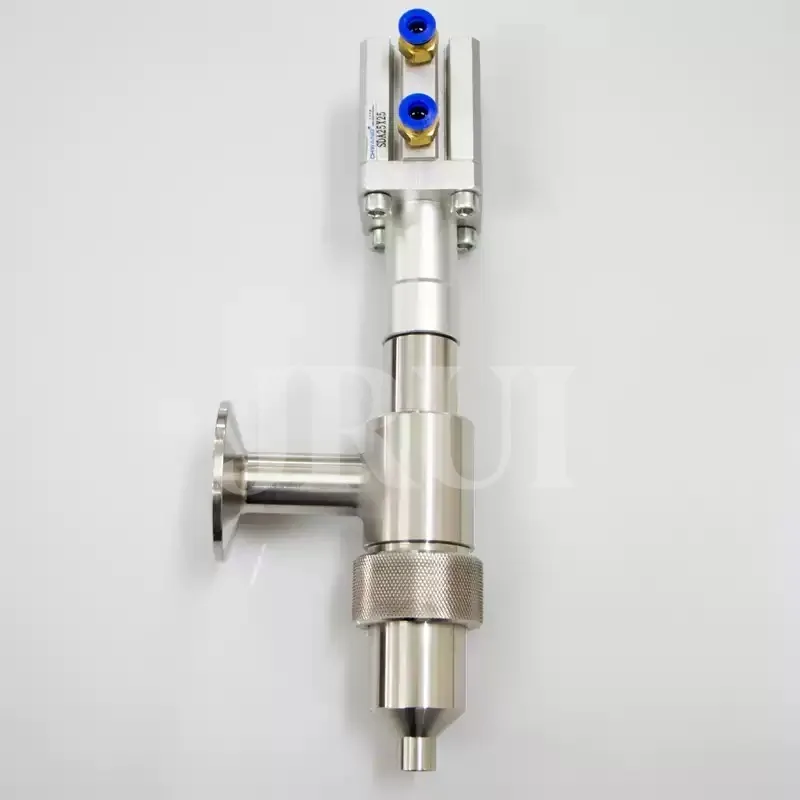304 Stainless Steel Anti-Drip Filling Head Chuck Straight Head Pneumatic Filling Machine Accessories Discharge Nozzle