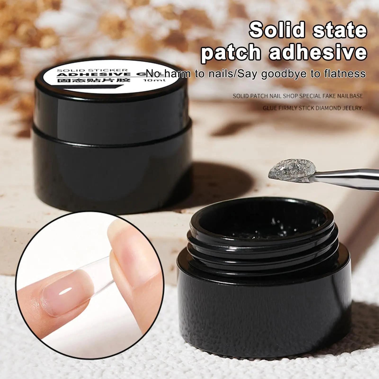 10ML Non Stick Hand Extension Nail Gel Clear White Pink SolidUV Gel Polishing For Nail Building 3D Sculpute Carving For Manicure